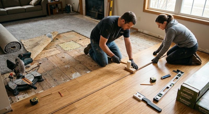 Bamboo Flooring Installation in Severna Park, MD