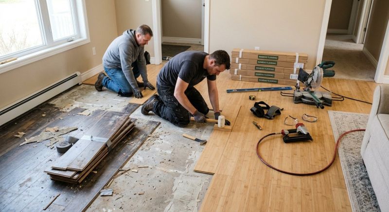 Bamboo Flooring Installation in Severna Park, MD