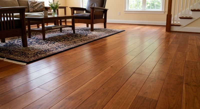 Cherry Floor Installation in Crownsville, MD