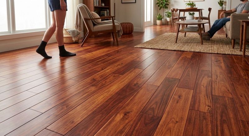 Cherry Floor Installation in Pasadena, MD