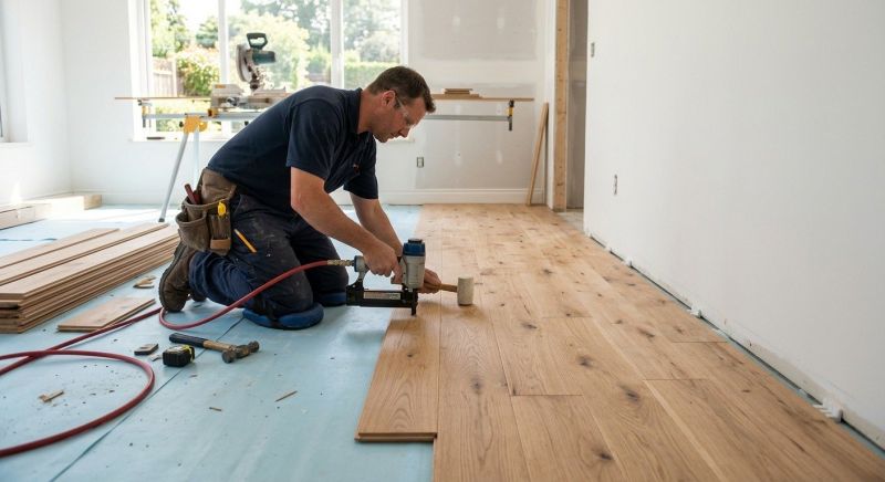 Hardwood Floor Installation in Highland, MD