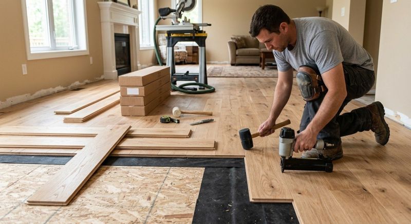 Hardwood Floor Installation in Highland, MD