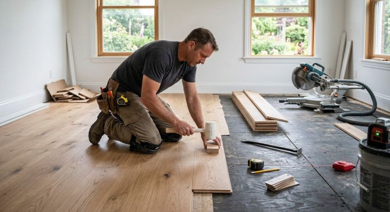Hardwood Floor Installation in Linthicum Heights, MD