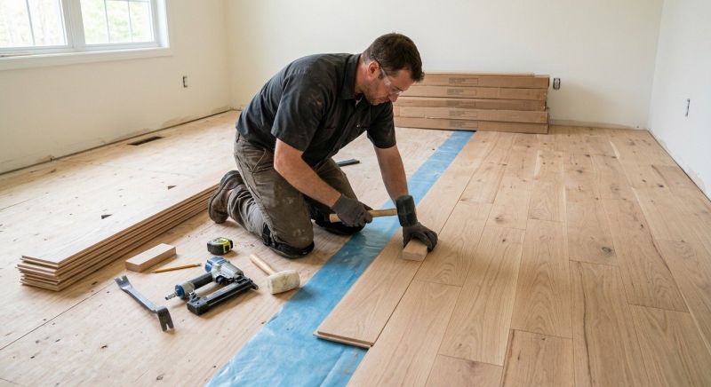 Hardwood Floor Installation in Perry Hall, MD