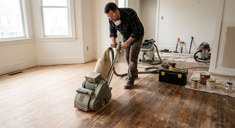 Hardwood Floor Renovation in Severna Park, MD