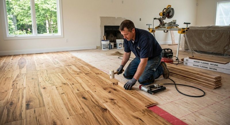 Hickory Floor Installation in Severna Park, MD