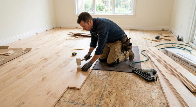 Maple Flooring Installation in Crownsville, MD