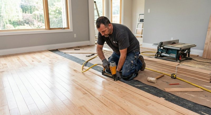 Maple Flooring Installation in Severna Park, MD