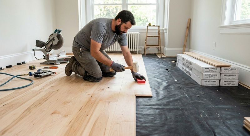 Maple Flooring Installation in Perry Hall, MD