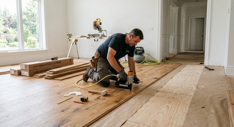 Oak Floor Installation in Annapolis, MD