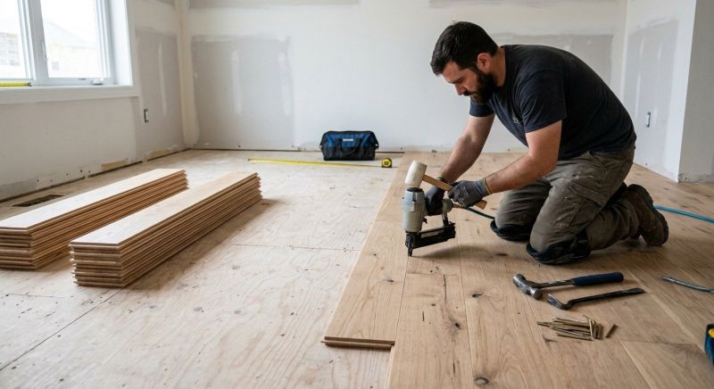Oak Floor Installation in Baltimore County, MD