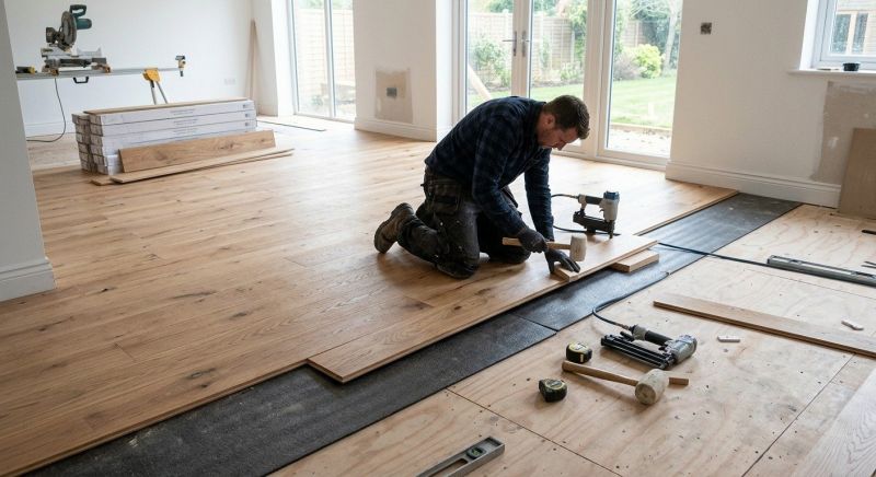 Oak Floor Installation in Catonsville, MD