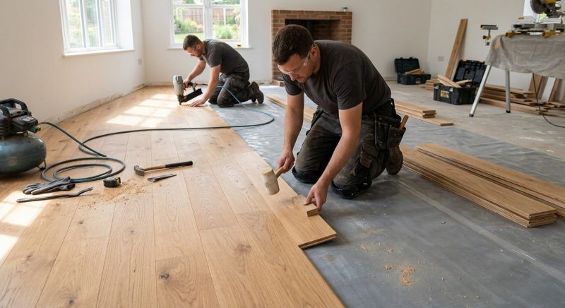 Oak Floor Installation in Dundalk, MD