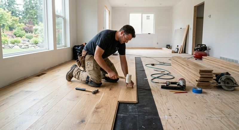 Oak Floor Installation in Greenbelt, MD