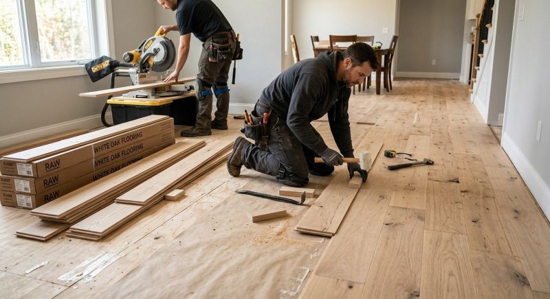 Oak Floor Installation in Hanover, MD