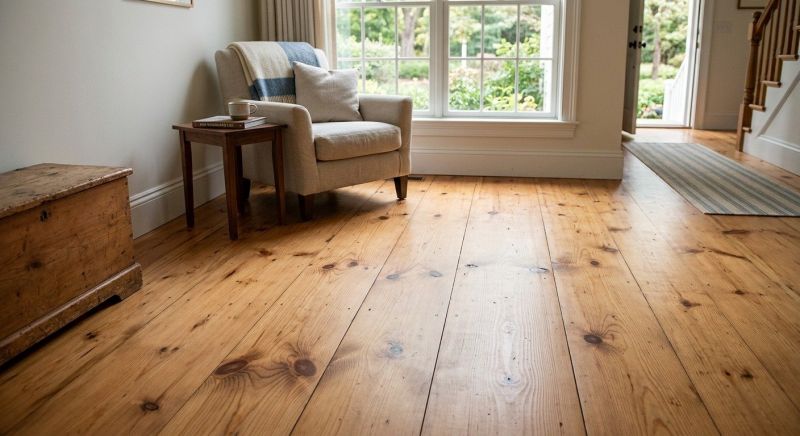 Pine Floor Installation in Severna Park, MD