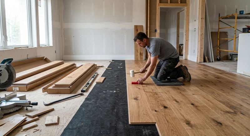 Plank Floor Installation in Severna Park, MD