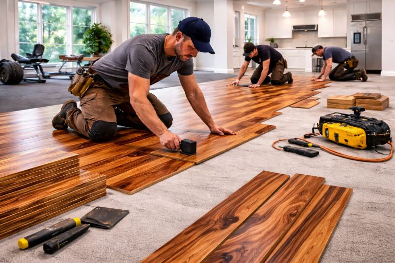 Teak Flooring Installation in Severna Park, MD