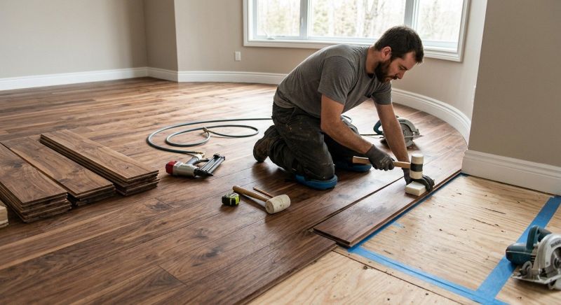 Walnut Flooring Installation in Severna Park, MD