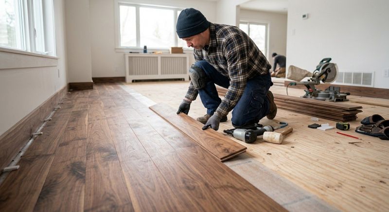 Walnut Flooring Installation in Severna Park, MD