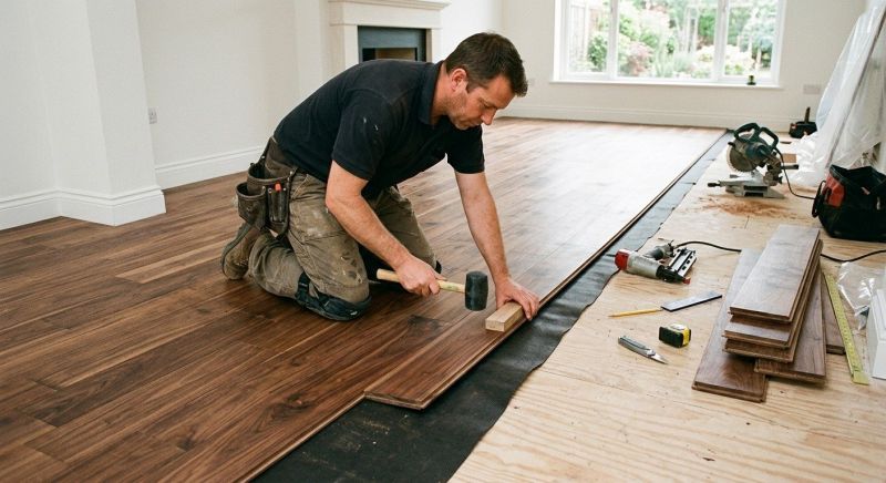 Walnut Flooring Installation in Severna Park, MD