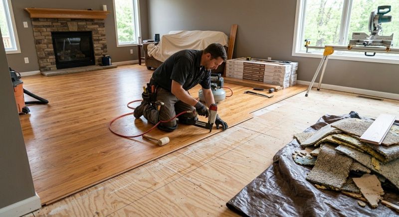 Wood Floor Replacement in Ashton, MD