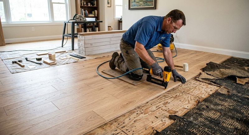 Wood Floor Replacement in Catonsville, MD