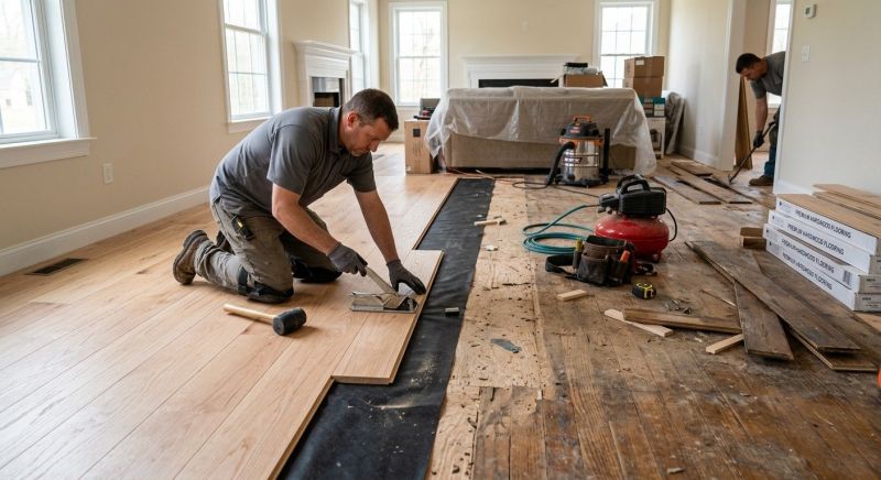 Wood Floor Replacement in Columbia, MD
