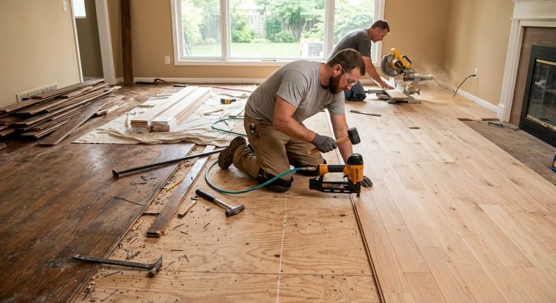 Wood Floor Replacement in Deale, MD